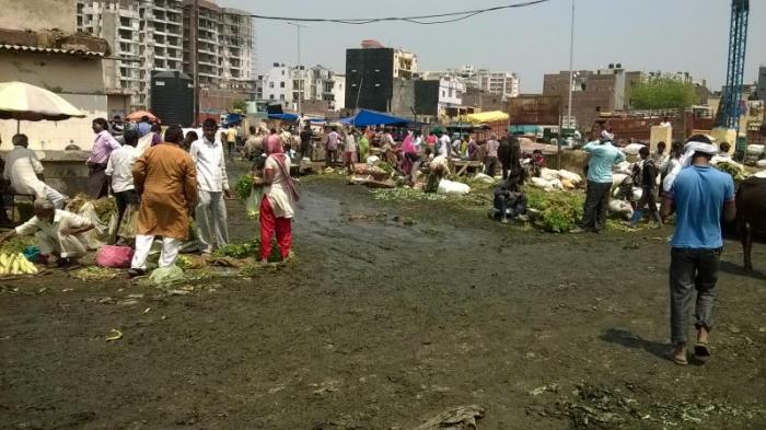 Ghazipur Sabzi Mandi.